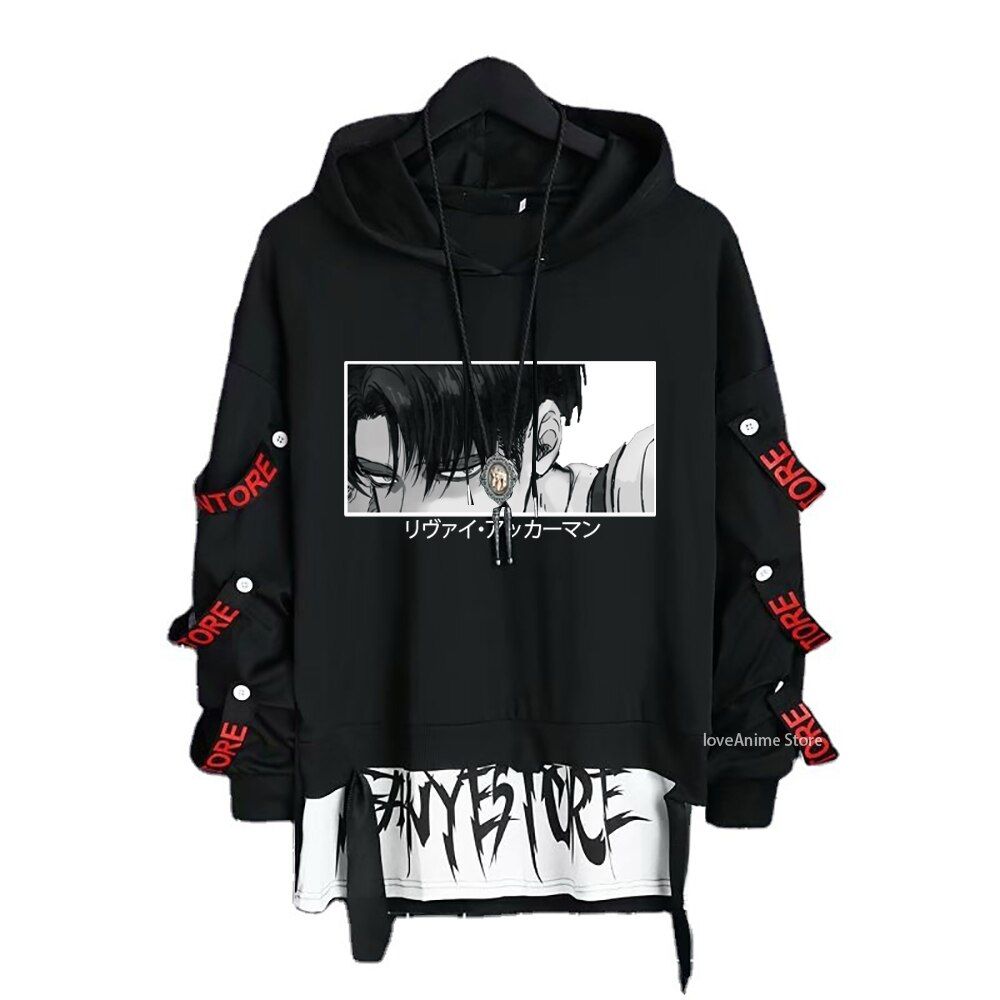 Attack On Titan Hoodies – Levi Attack Titan Streetwear Hoodie
