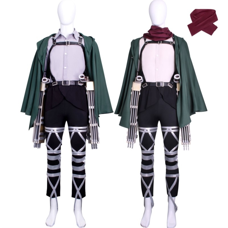 Attack on Titan Cosplays - The Final Season Mikasa Ackerman Anime Cosplay Costume